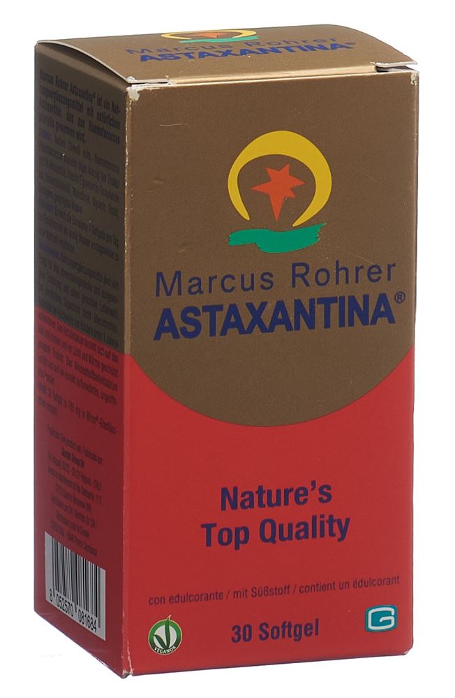 MARCUS ROHRER Astaxantina Softgel 785 mg 30 Stück MARCUS ROHRER Astaxantina Softgel 785 mg 30 Stück