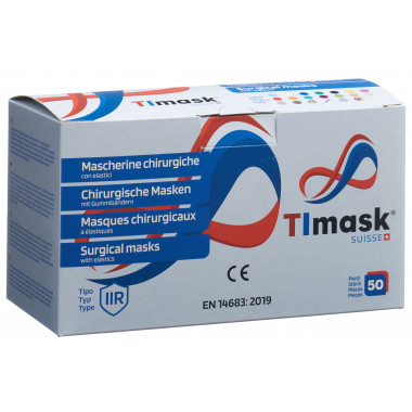 TImask Einweg-Medizinmaske Typ IIR Frühling 50 Stück