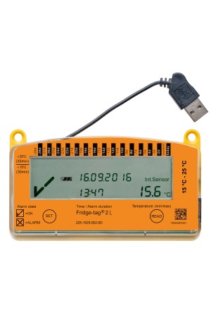 FRIDGE-TAG 2 L 15°C-25°C m Kalibrierzertifikat FR