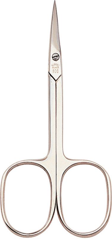 Nippes Hautschere 9cm spitz vernickelt