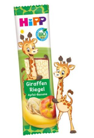 Hipp Riegel Giraffen Apfel Banane 23g