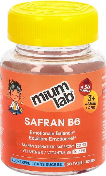 MiumLab Kids Gummies Safran B6 30 Stück