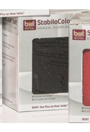 BORT STABILO COLOR Binde 4cmx5m kohesiv schwarz BORT STABILO COLOR Binde 4cmx5m kohesiv schwarz
