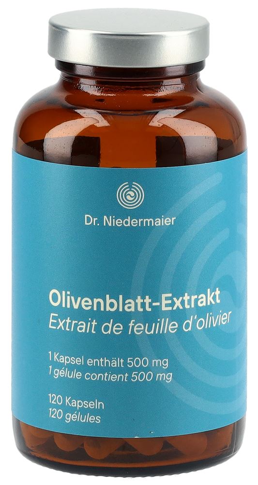 DR. NIEDERMAIER Olivenblattextrakt Kapseln 120 Stück DR. NIEDERMAIER Olivenblattextrakt Kapseln 120 Stück