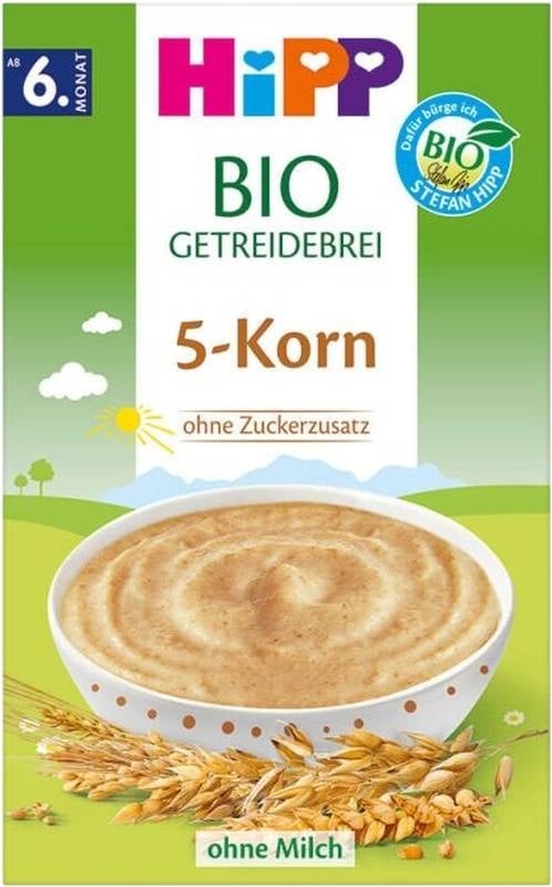 Hipp Bio Getreidebrei 5-Korn ungesüsst 200g