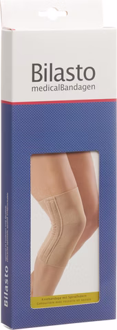 Bilasto Kniebandage 2 Spiralfedern XXL beige