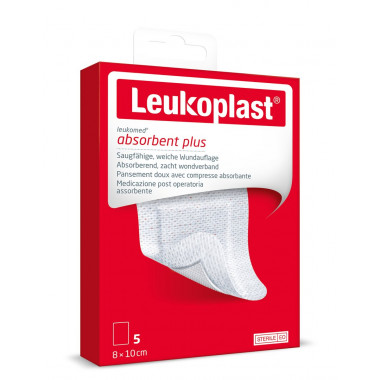 Leukoplast Leukomed 8x10cm steril 5 Stück Leukoplast Leukomed 8x10cm steril 5 Stück