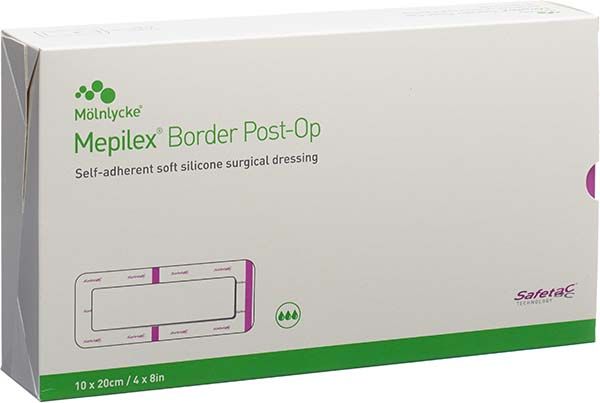 Mepilex Border Post OP 10x20cm (neu) 10 Stück