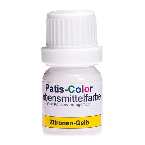 PATIS-COLOR Lebensmittelfarbe Zitronengelb 10ml