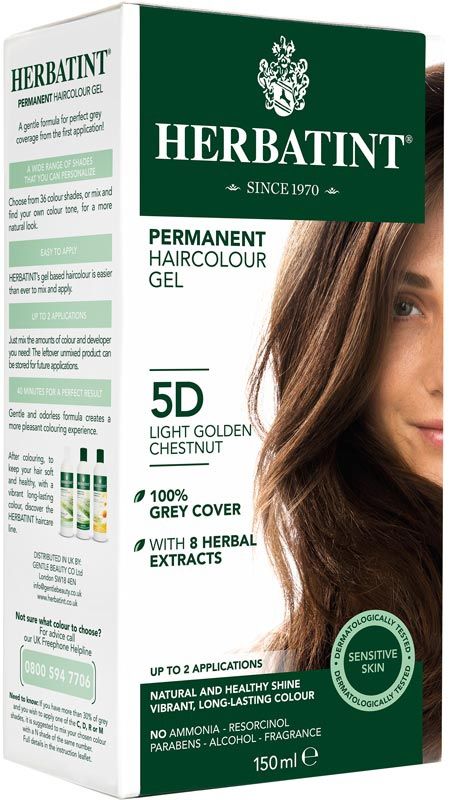 HERBATINT Haarfärbegel 5D Hell Gold Kastani 150ml HERBATINT Haarfärbegel 5D Hell Gold Kastani 150ml