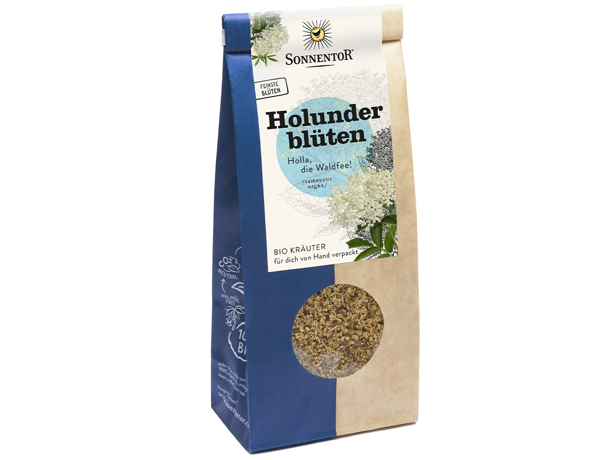 Sonnentor Holunderblüten Tee offen BIO 80g Sonnentor Holunderblüten Tee offen BIO 80g