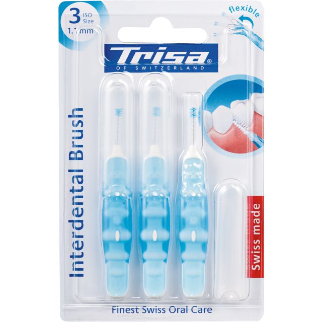 Trisa Interdental Brush ISO 3 1.1mm 3 Stück Trisa Interdental Brush ISO 3 1.1mm 3 Stück
