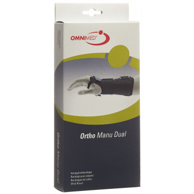 OMNIMED Ortho Manu Dual Handgelenkba L schwarz OMNIMED Ortho Manu Dual Handgelenkba L schwarz