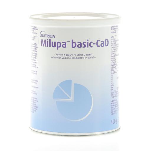 Milupa basic-CaD ohne Kalzium Bébé und Kleinkinder 400g