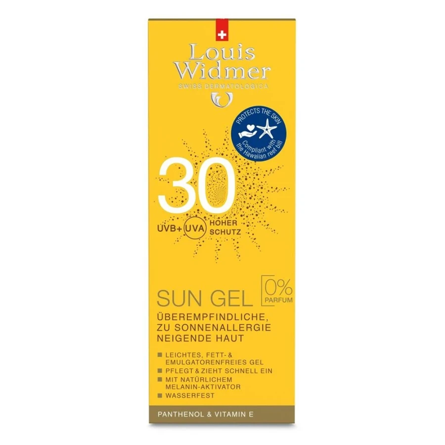 Louis Widmer Sun Gel 30 Unparfumiert 100ml