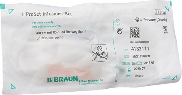 Intrafix PROSET Infusionsset 15cm RV DWH 100 Stück