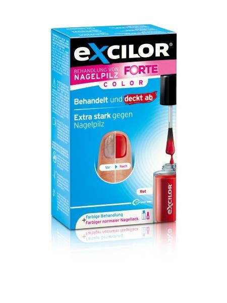 Excilor Forte 30ml Lösung + Color Red 8ml