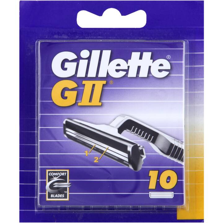 GILLETTE GII Ersatzklingen 10 Stück
