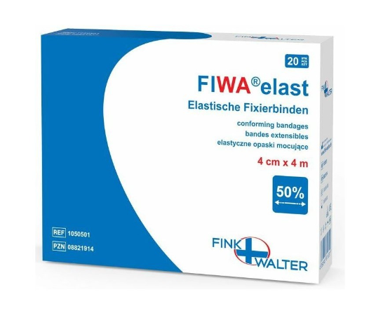 FIWA elast Fixierbinden 4cmx4m weiss Cellux 20 Stück