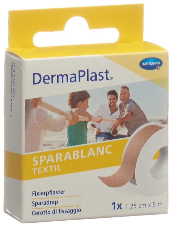 DermaPlast® Sparablanc Textil 1.25cmx5m DermaPlast® Sparablanc Textil 1.25cmx5m