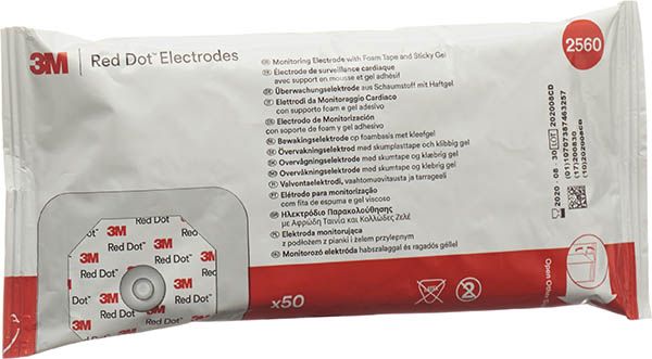3M RED DOT EKG Elekt Universal 50 Stück 3M RED DOT EKG Elekt Universal 50 Stück