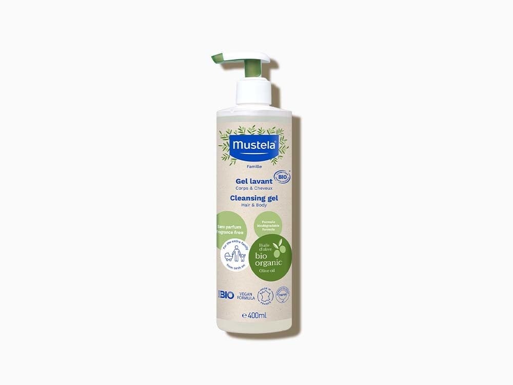 Mustela BIO Waschgel Haare und Körper 400ml