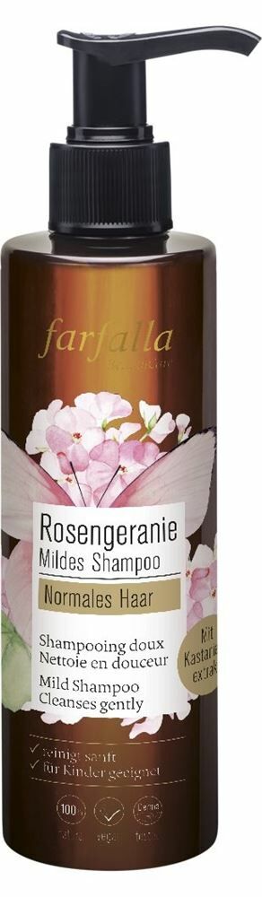 FARFALLA Mildes Shampoo Rosengeranie 200ml FARFALLA Mildes Shampoo Rosengeranie 200ml