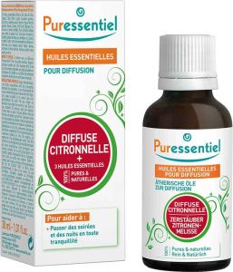 Puressentiel Diffus Zitronell ätherische Öle zur Diffusion 30ml Puressentiel Diffus Zitronell ätherische Öle zur Diffusion 30ml