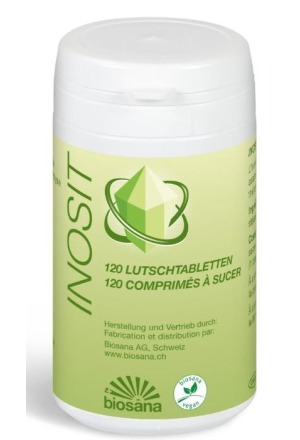 BIOSANA Inosit Lutschtabletten 120 Stück BIOSANA Inosit Lutschtabletten 120 Stück