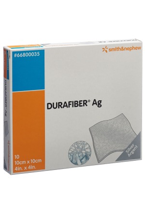 DURAFIBER AG Wundauflage 10x10cm steril 10 Stück DURAFIBER AG Wundauflage 10x10cm steril 10 Stück