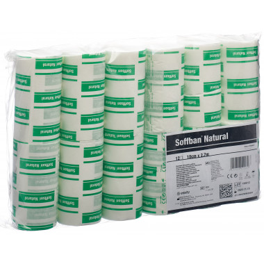 Soffban Natur Polsterbinde 10cmx2.7m Box 12 Stück