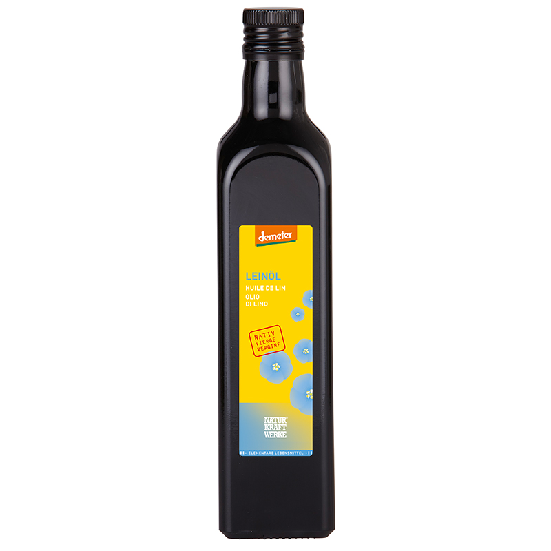 NATURKRAFTWERKE Leinöl nativ Demeter 500ml NATURKRAFTWERKE Leinöl nativ Demeter 500ml