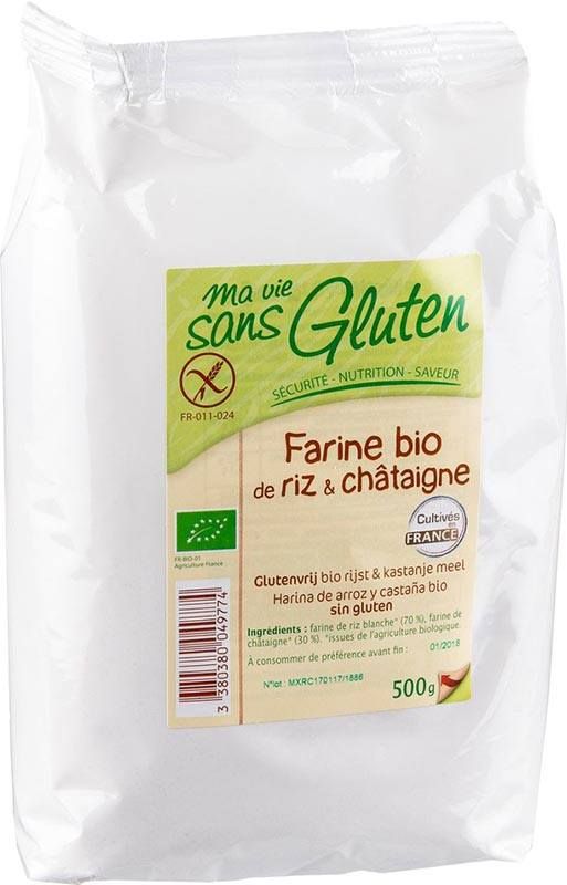MA VIE S GLUT Mehl Reis und Kastanie 500g