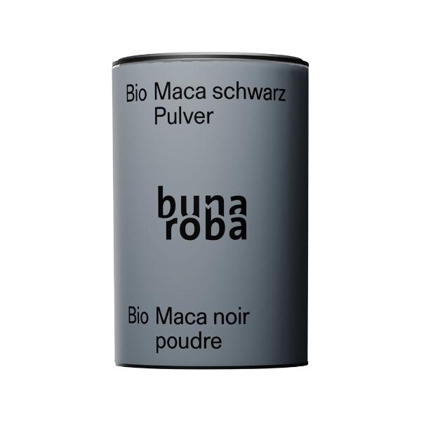 bunaroba Maca Pulver schwarz 175g