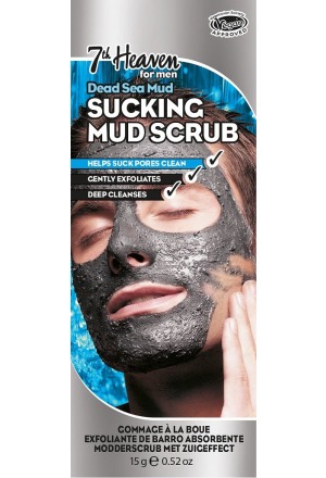 7TH HEAVEN Mud Scrub Men's Sucking 15g