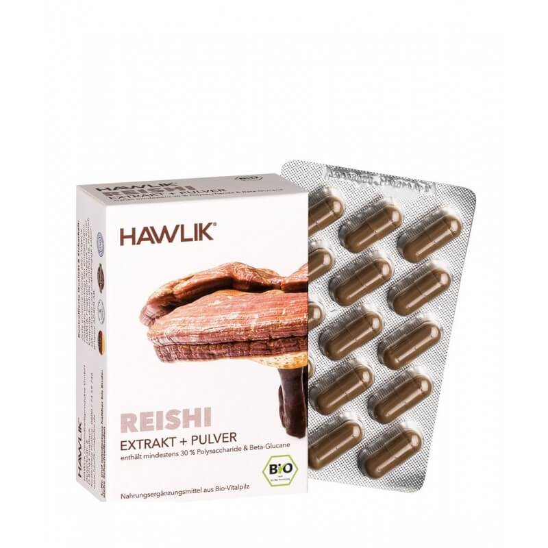 Hawlik Reishi Extrakt + Pulver Kapseln 120 Stück