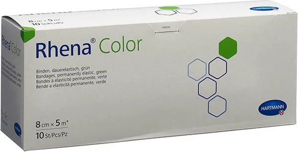 RHENA Color Elast Binde 8cmx5m grün offen 10 Stück RHENA Color Elast Binde 8cmx5m grün offen 10 Stück