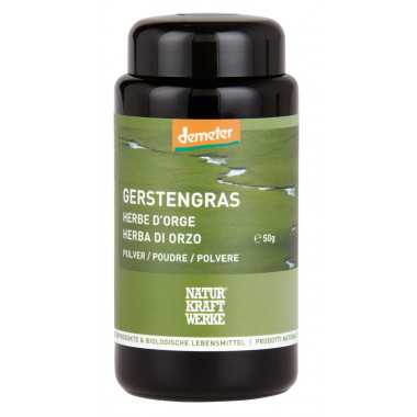 NaturKraftWerke Gerstengras Pulver Demeter 50g NaturKraftWerke Gerstengras Pulver Demeter 50g