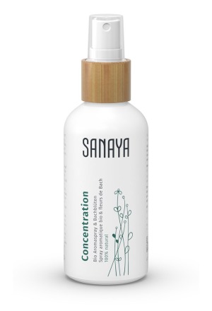Sanaya Aroma & Bachblüten Spray Concentration Bio 100ml