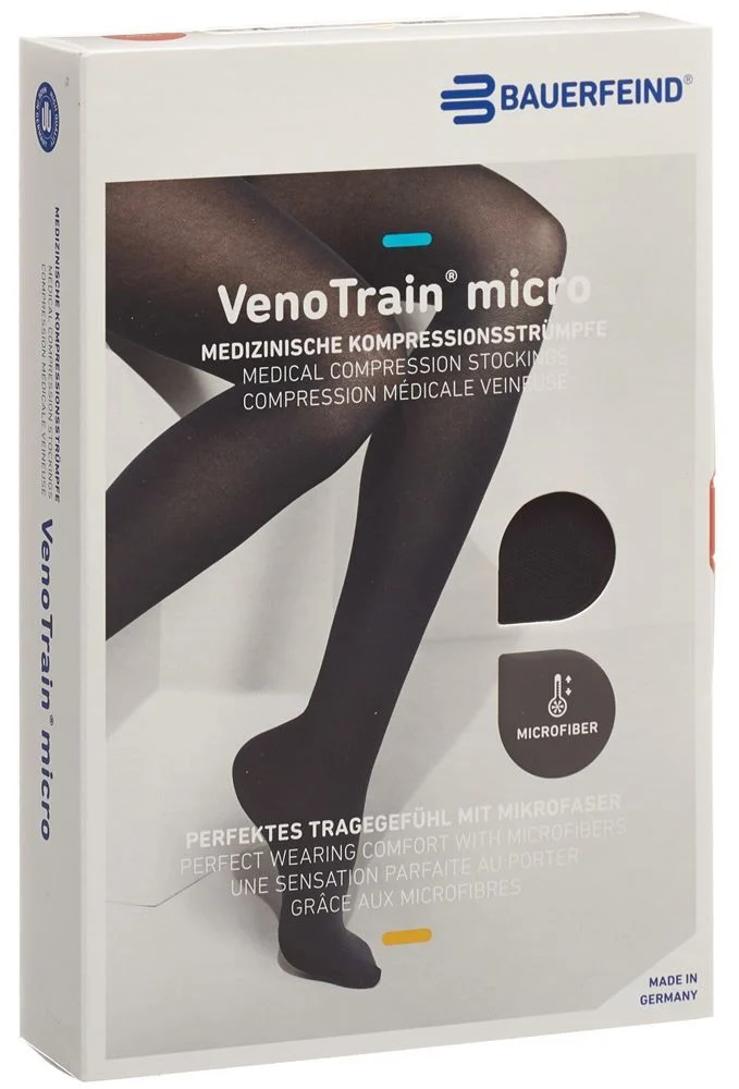 Bauerfeind VT MICRO AT KKL2 S n/s geschlossene Fussspitze schwarz