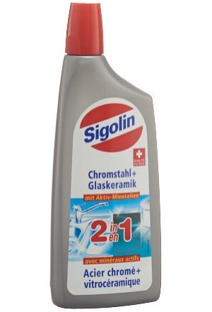 Sigolin 2in1 Chromstahl + Glaskeramik Fl 250ml