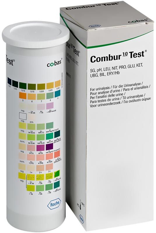 Combur 10 Test Streifen 100 Stück Combur 10 Test Streifen 100 Stück