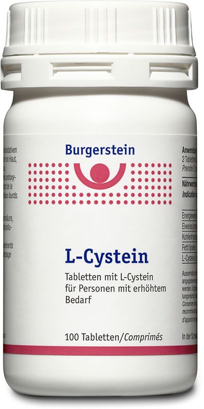 BURGERSTEIN L-Cystein Tabletten 100 Stück BURGERSTEIN L-Cystein Tabletten 100 Stück