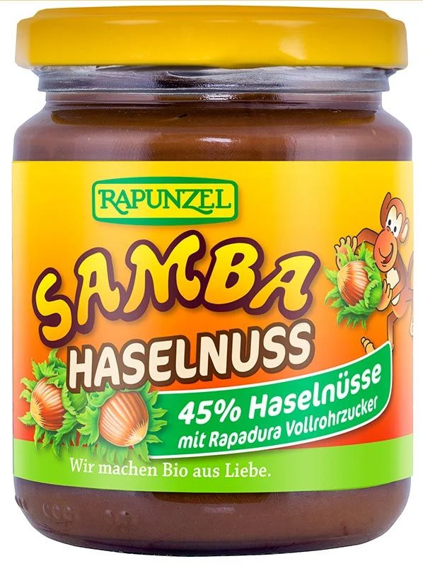 Rapunzel Samba Aufstrich Haselnuss Schoko 250g Rapunzel Samba Aufstrich Haselnuss Schoko 250g
