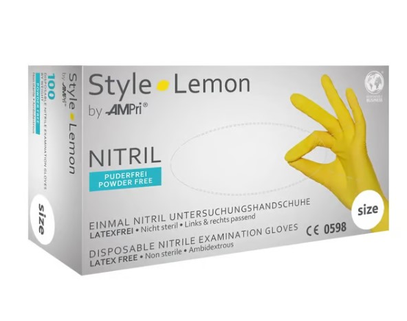 Ampri Nitril HS Style S Lemon Box 100 Stück