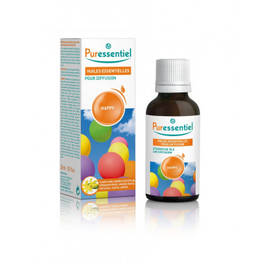 Puressentiel Duftmischung Happy ätherische Öle zur Diffusion 30ml Puressentiel Duftmischung Happy ätherische Öle zur Diffusion 30ml