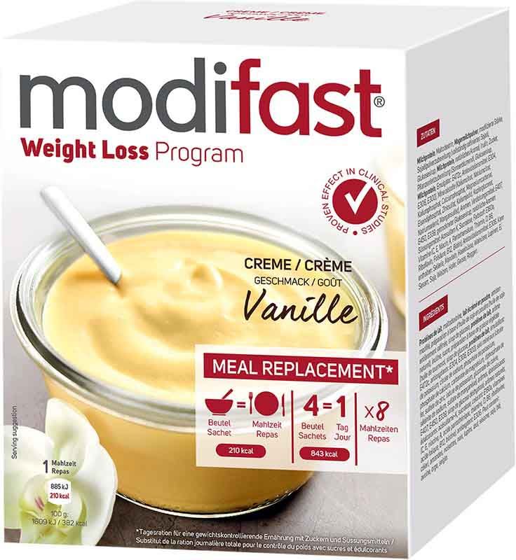MODIFAST Crème Vanille 8 x 55g MODIFAST Crème Vanille 8 x 55g