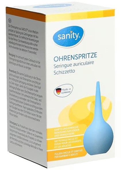 Sanity Ohrspritze Gr9 135ml