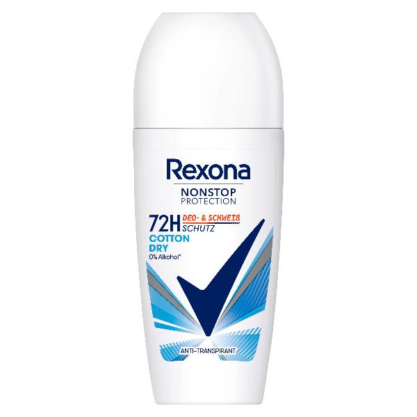 REXONA Anti-Transpirant Nonstop Deo Roll-on Cotton Dry 50ml