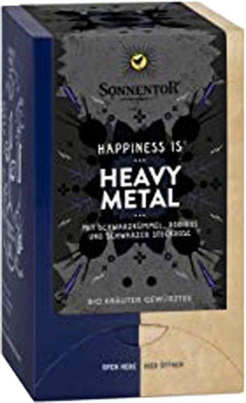 SONNENTOR Happiness is Heavy Metal Tee BIO 18 Stück SONNENTOR Happiness is Heavy Metal Tee BIO 18 Stück